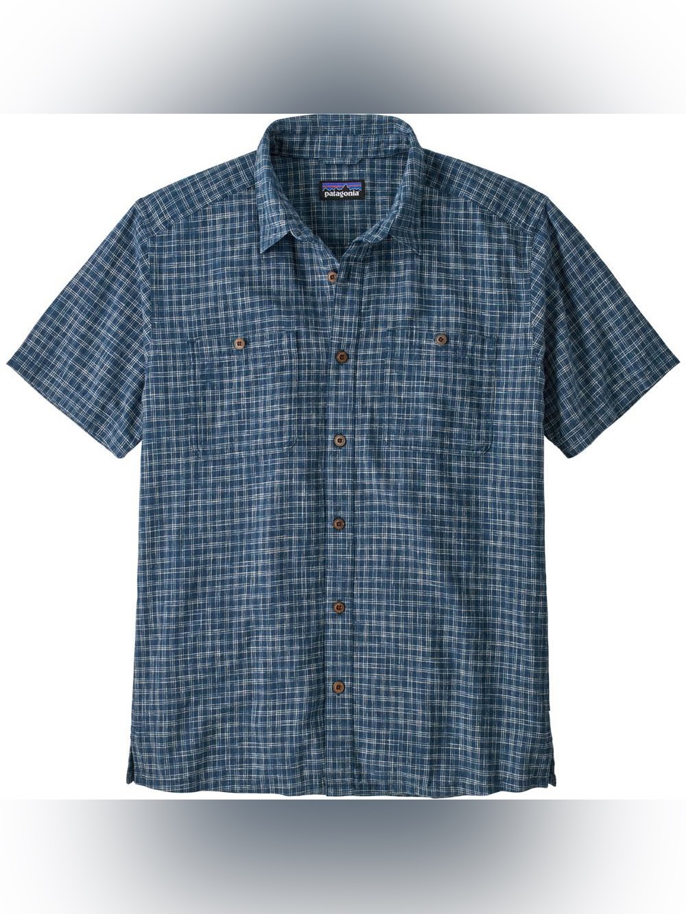 Patagonia Back Step Shirt Men's Short Sleeve Organic Cotton Hemp XXL 629